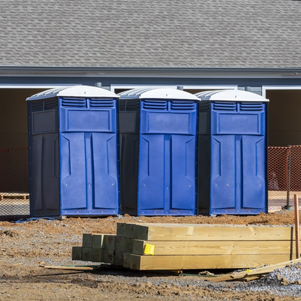 what is the maximum capacity for a single porta potty in San Buenaventura CA